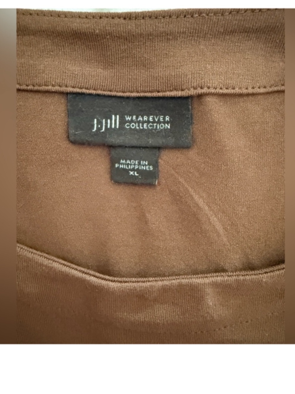 J. Jill Brown Tank Top — Casual Everyday Layering - Picture 2 of 5